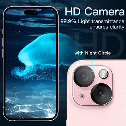 Buy JETech Camera Lens Protector for iPhone 15 6.1-Inch and iPhone 15 Plus 6.7-Inch, 9H Tempered Glass in India