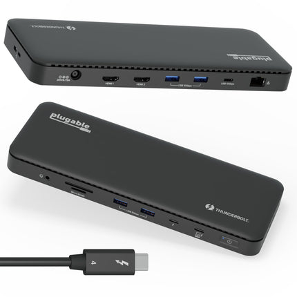 Buy Plugable Thunderbolt 4 Dock with 100W Charging, Thunderbolt Certified, Laptop Docking Station in India.