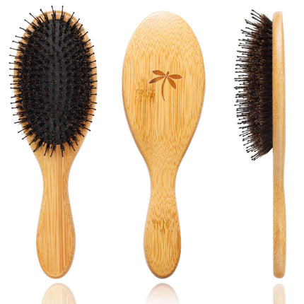 Buy Belula Boar Bristle Hair Brush - Hair Brushes for Women & Mens Hair Brush, Detangler Brush, Hair in India