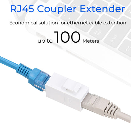 buy Rapink RJ45 Coupler Inline Adapter Keystone, Female to Female Network Connector 5 Pack for Ethernet in India