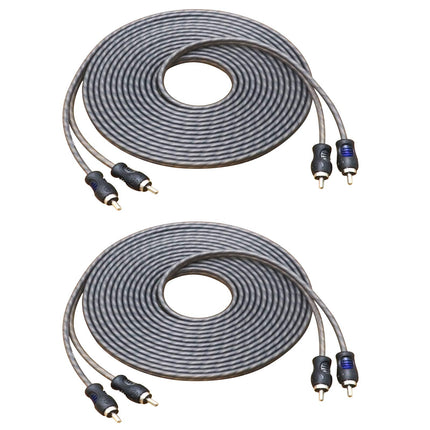 buy RECOIL RCI217-2 99.99% Oxygen Free Copper 17ft 2-Channel RCA Audio Cable Twisted Pair with Noise Reduction 2 Pack in India