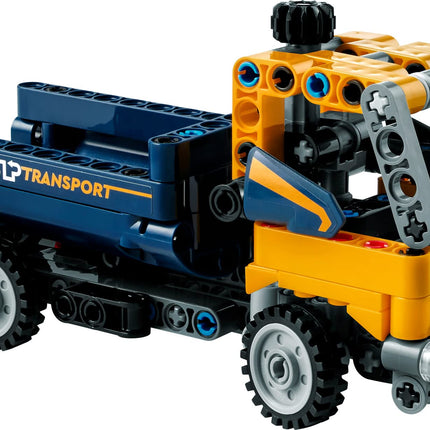 LEGO Technic Dump Truck 42147, 2in1 Toy Set, Construction Vehicle Model to Excavator Digger, Engineering Toys, Gift for Kids, Boys, Girls Ages 7 Plus