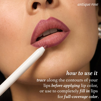 Buy Julep With a Trace Retractable Creamy Long-Lasting Lip Liner, Antique Rose in India