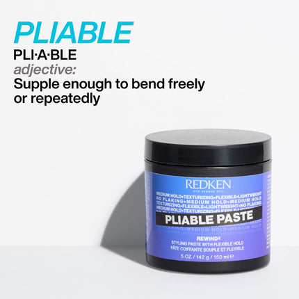 Buy Redken Pliable Paste For Hair Styling with Flexible Hold | Adds Lightweight, Flexible Texture & More in India