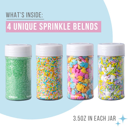 Buy Sweets Indeed Sprinkles, Easter Sprinkles, Spring Shapes, 4 Pack, Edible Sprinkle Mix, Perfect for Baking in India