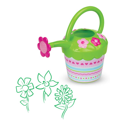 Melissa & Doug Sunny Patch Pretty Petals Flower Watering Can - Pretend Play Toy