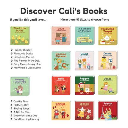 Cali's Books Old Macdonald Had a Farm Book - Interactive Book for 1 Year Old and Books for 2 Year Olds, Farm Toys for Toddlers 2-4. Music Books for Toddlers 1-3