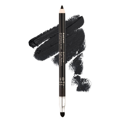 Radiant Professional Softline Waterproof Eye Pencil with Smudging Tool - Long Lasting Under Eye Liner for Women, For the Perfect Smoky Eye, Pure Black (01)