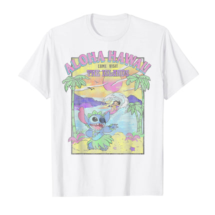 Buy Disney Lilo & Stitch Aloha Hawaii Come Visit The Islands T-Shirt in India
