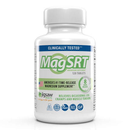 Jigsaw Health MAG SRT Magnesium Supplement (Mag SRT, 120 Count (Pack of 1))