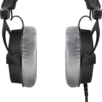 buy beyerdynamic DT 990 Pro 250 Ohm Open-Back Studio Mixing Headphones Bundle -Includes- Soft Case, Headphone Splitter, and More in India