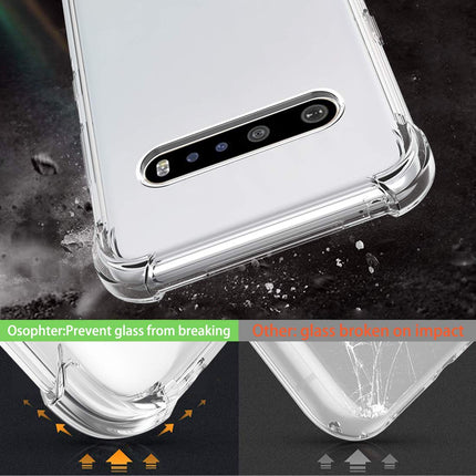 Buy Osophter for LG V60 ThinQ Case, LG V60 Case Clear Transparent Reinforced Corners TPU Shock-Absorption in India