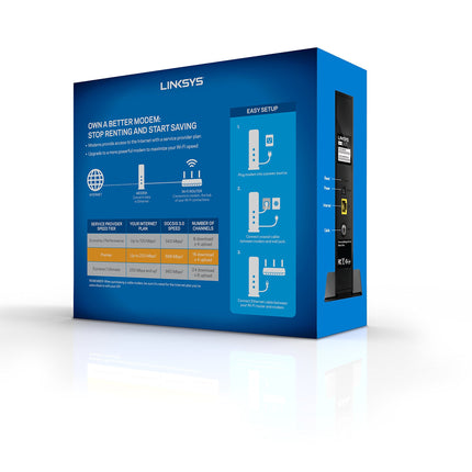 Buy Linksys (CM3016) Docsis 3.0 16x4 Cable Modem in India