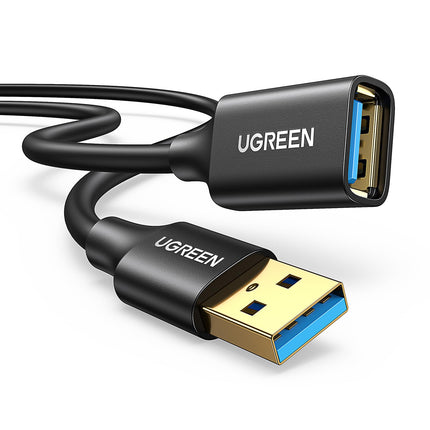 UGREEN USB Extender, USB 3.0 Extension Cable Male to Female USB Cable High-Speed Data Transfer Compatible with Webcam, Gamepad, USB Keyboard, Mouse, Flash Drive, Hard Drive, Oculus VR, Xbox 3 FT