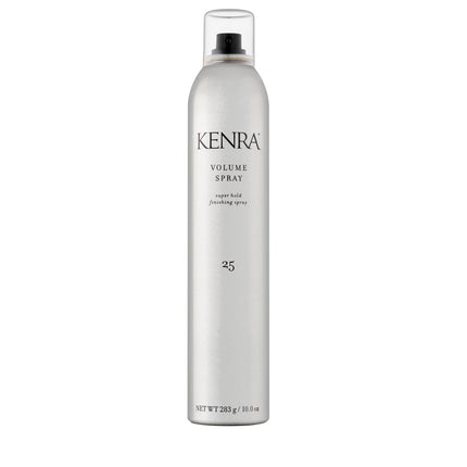Kenra Professional Volume Spray 25 80% | Super Hold Finishing & Styling Hairspray | Flake-free & Fast-drying | Wind & Humidity Resistance | All Hair Types | 10 oz