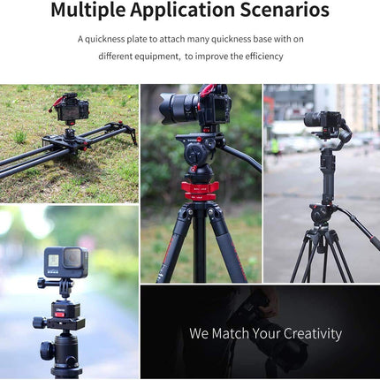 buy ULANZI Claw Quick Release Plate Tripod QR Camera Mount Adapter in India
