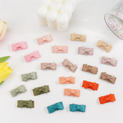 Buy CÉLLOT 40pcs Baby Bows for Girls Mini Bow Snap Clip Baby Hair Clip Grosgrain Ribbon 1.2" Tiny H in India