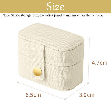 Maxbell Small Jewelry Storage Bag - Mini Travel Case for Rings, Earrings, and More