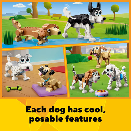 buy LEGO Creator 3 in 1 Adorable Dogs Building Toy Set in India