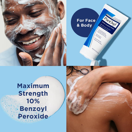 Buy PanOxyl Acne Foaming Wash Benzoyl Peroxide 10% Maximum Strength Antimicrobial, 5.5 Oz in India India