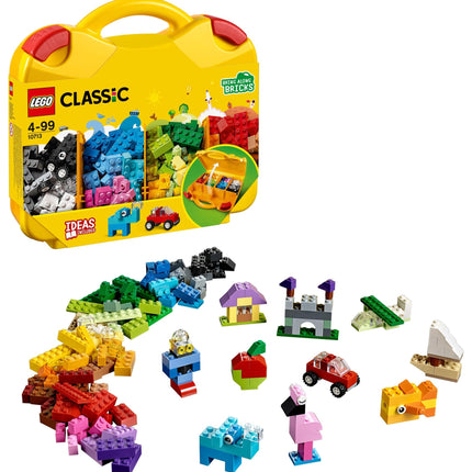 buy LEGO Classic Creative Suitcase 10713 - Includes Sorting Storage Organizer Case with Fun Colorful Bui in India