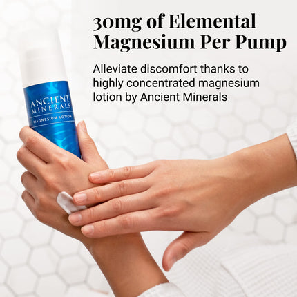 Ancient Minerals Magnesium Lotion high concentration genuine zechstein topical magnesium chloride (5oz)