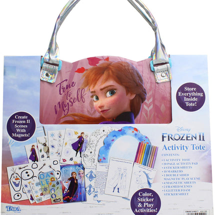 buy Tara Toys Frozen 2 Enchanted Activity Tote - Ultimate Princess Adventure Bag with Coloring Books in India