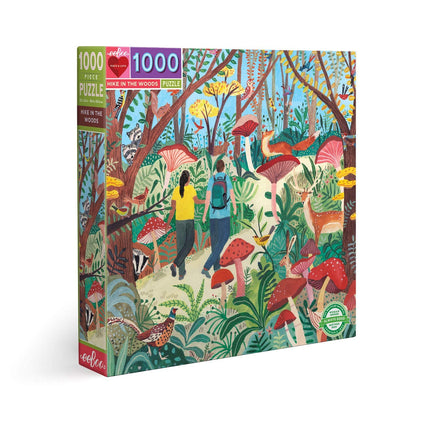 buy eeBoo: Piece and Love Hike in The Woods 1000 Piece Square Adult Jigsaw Puzzle, Puzzle for Adults in India