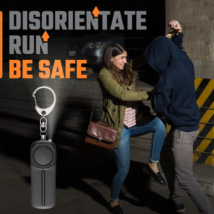 Buy Personal Alarm Keychain for Women Self Defense - Loud Safety Whistle Alert Device with LED Light in India.