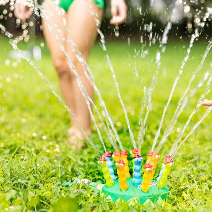 Melissa & Doug Sunny Patch Splash Patrol Sprinkler Toy With Hose Attachment
