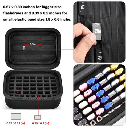 buy USB Flash Drive Case, Thumb Drive, Memory Card SD SDXC SDHC Card Holder Organizer in India