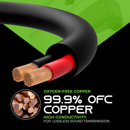 buy GearIT 16/2 Speaker Wire (250 Feet) 16AWG Gauge - Outdoor Direct Burial in Ground/in Wall / CL3 CL2 Rated / 2 Conductors - OFC Oxygen-Free Copper in India