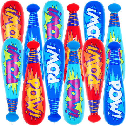 buy ArtCreativity 20 Inch Pow Inflatable Baseball Bats, (Pack of 12), Baseball Goodie Bags Favors & Sup in India