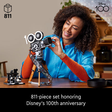 Buy Lego Disney Walt Disney Tribute Camera 43230 Disney Fan Building Set, Celebrate Disney 100 with a Co. in India