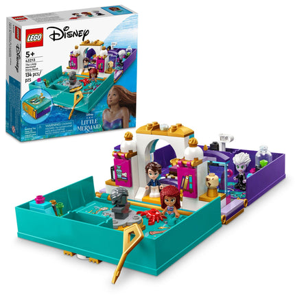 buy LEGO Disney The Little Mermaid Story Book 43213 Fun Playset with Ariel, Prince Eric, and Ursula Micro-Doll in India.