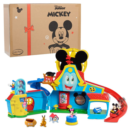 buy Disney Junior Mickey Mouse Funny the Funhouse 13 Piece Lights and Sounds Playset in India