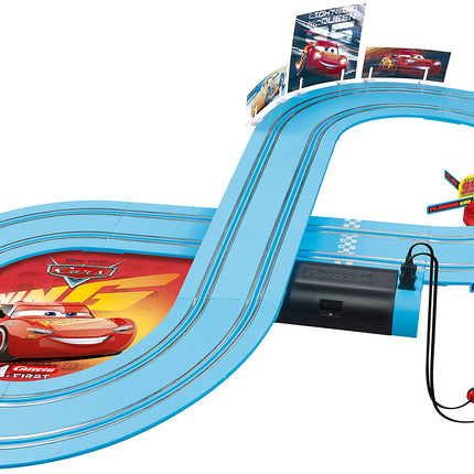 Buy Carrera First Disney/Pixar Cars - Slot Car Race Track - Includes 2 Cars: Lightning McQueen and Dinoc in India