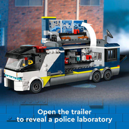 buy LEGO City Police Mobile Crime Lab Truck Toy, Pretend Play Police Toy, Includes Quad Bike, 2 Officers in India