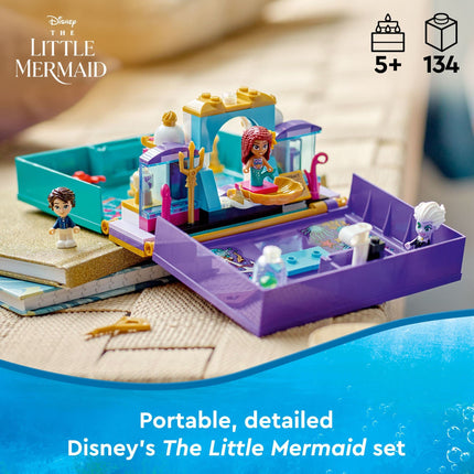 buy LEGO Disney The Little Mermaid Story Book 43213 Fun Playset with Ariel, Prince Eric, and Ursula Micro-Doll in India.