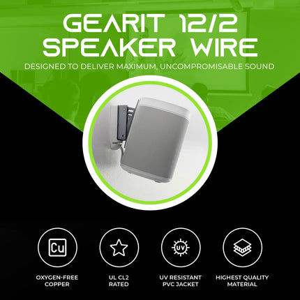 Buy GearIT 12/2 Speaker Wire 12AWG Gauge in India