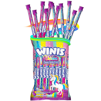 Buy Chewy Candy Swirl | Winis Unicorn |Cotton Candy Flavored | Sharing Size 4.3 Oz Bag - 11 Pieces in India