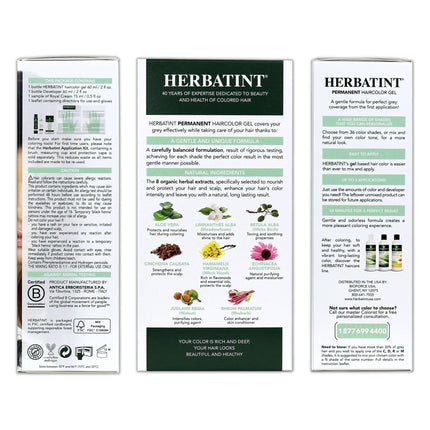 Buy Herbatint Permanent Haircolor Gel, 1N Black, Alcohol Free, Vegan, 100% Grey Coverage - 4.56 oz in India India