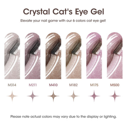 Buy Gellen Glitter Cat Eye Gel Nail Polish Set - 6 Colors Magnetic Nail Polish with Magnet in India