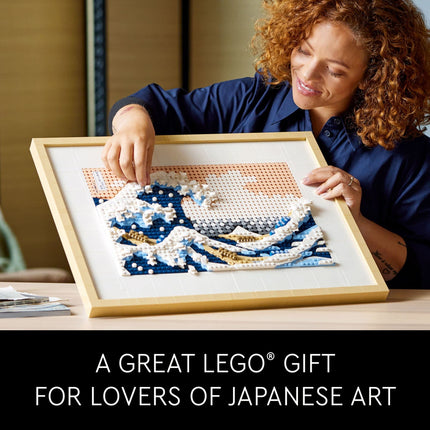 buy LEGO Art Hokusai â€“ The Great Wave 31208, 3D Japanese Wall Art Craft Kit, Framed Ocean Canvas, Crea in India