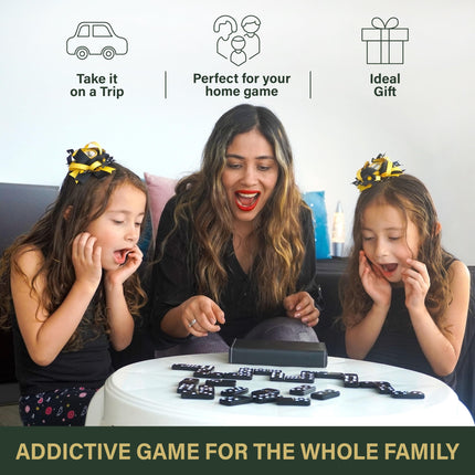 Buy Dominos Set for Adults and Kids - Dominoes - Domino Classic Board Games, Christmas Games in India.