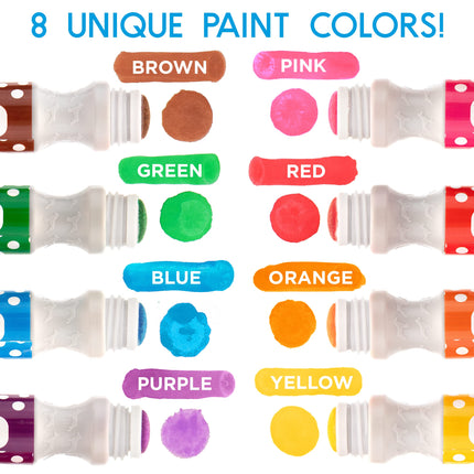 buy Cameron Frank Products Dot Markers for Toddlers 1-3 - Set of 8 Dauber Dawgs Washable Dot Paints in India