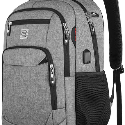 buy Laptop Backpack,Business Travel Anti Theft Slim Durable Laptops Backpack with USB Charging Port,Water Resistant in India