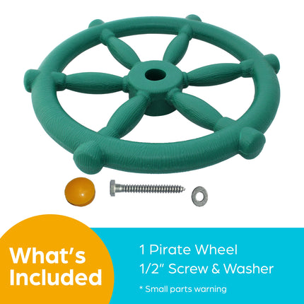 buy Jungle Gym Kingdom Playground Accessories - Pirate Ship Wheel for Kids Outdoor Playhouse, Treehouse in India