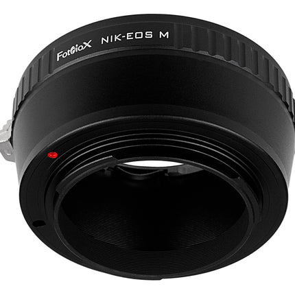 Fotodiox Lens Mount Adapter Compatible with Nikon F-Mount Lenses to Canon EOS M EF-M Mount Cameras