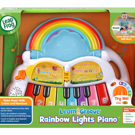 LeapFrog Learn and Groove Rainbow Lights Piano, Multicolor